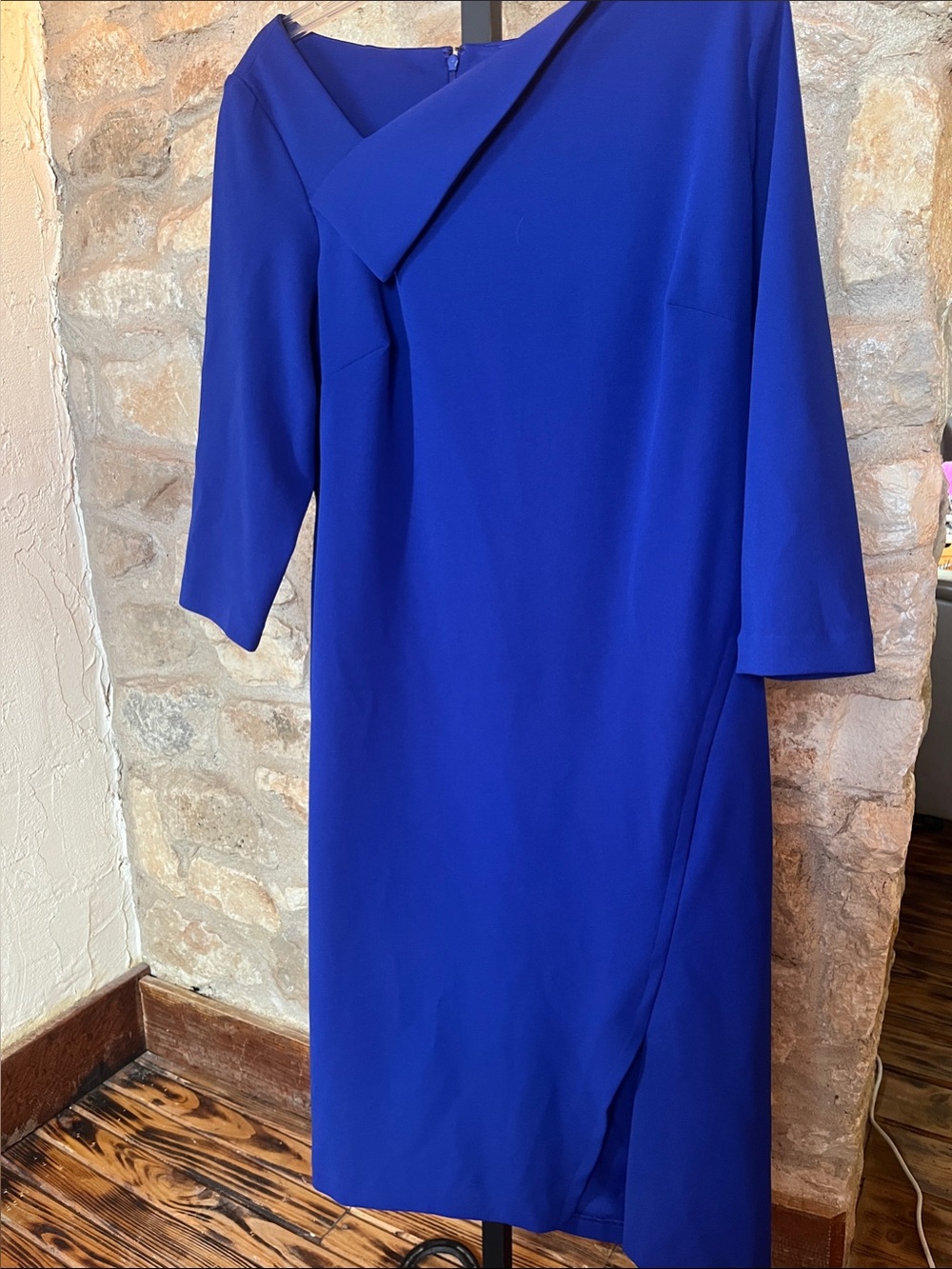 Calvin Klein Royal Blue Asymmetrical Women's Dress
